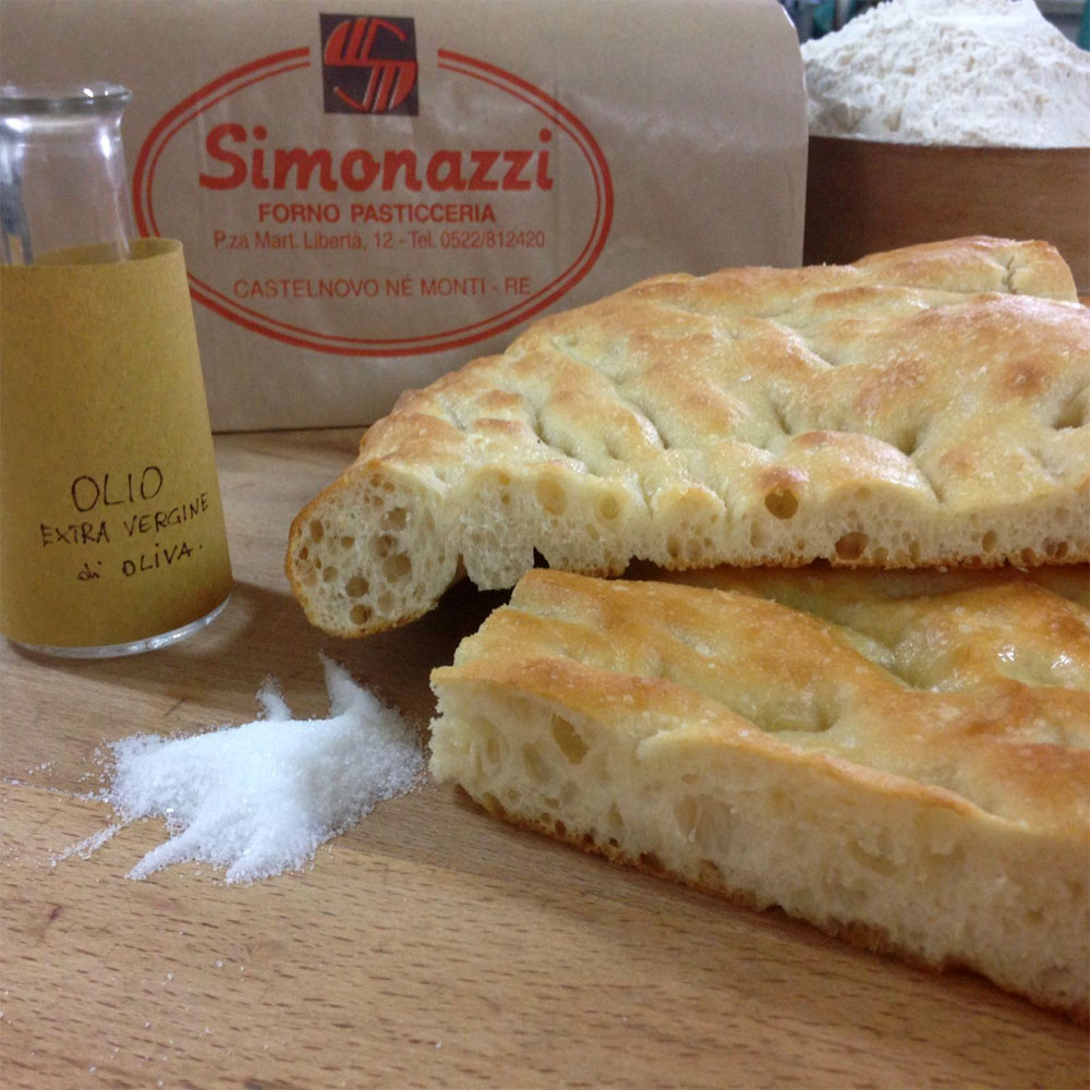 Gnocco Focaccia Forno Simonazzi